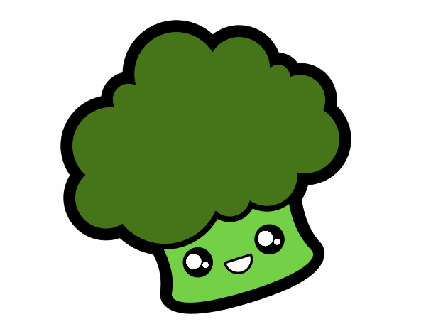 Brócolis sorridente