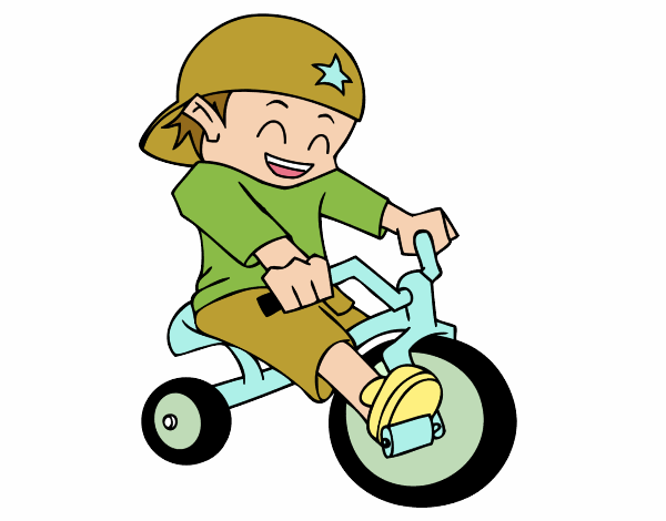 Desenho de Um triciclo infantil para Colorir - Colorir.com