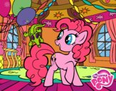 Desenho  Aniversário do Pinkie Pie pintado por Rosemeir