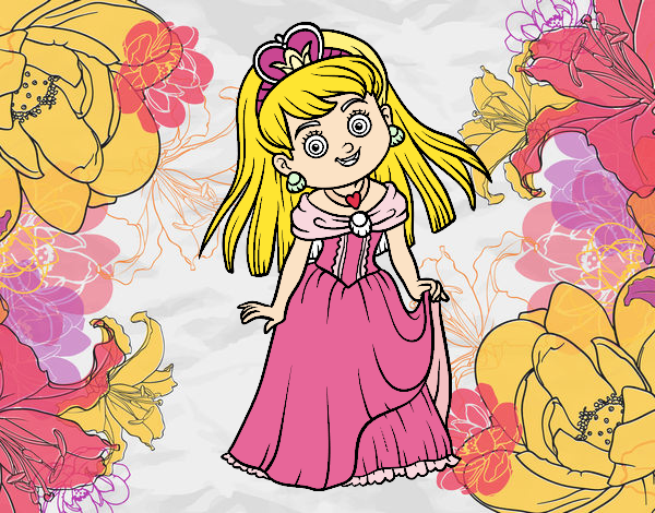 Desenho Princesa encantadora pintado por ReehBity