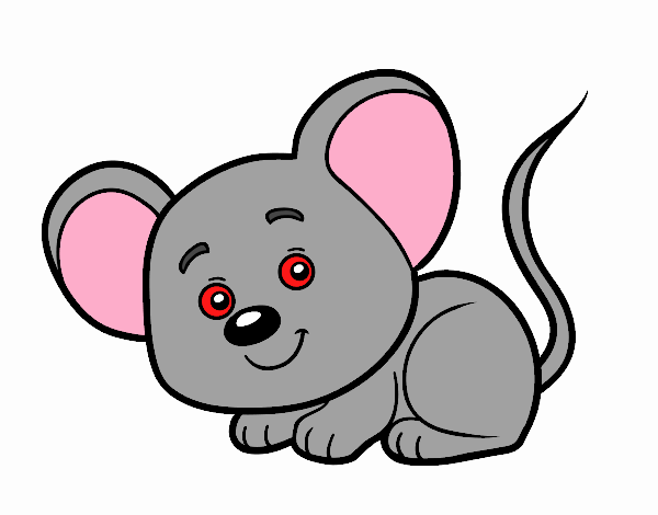 Desenho Um ratinho pintado por Lala2017