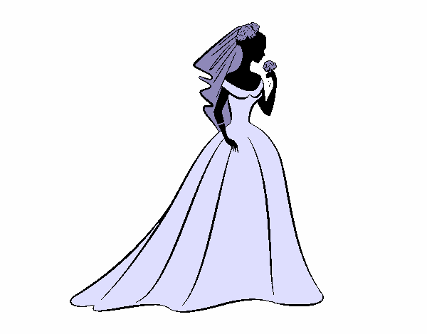 Vestido de casamento i véu 