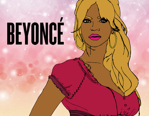 Desenho Beyoncé B-Day pintado por Juliaespin