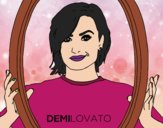 Desenho Demi Lovato Popstar pintado por Juliaespin