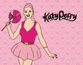 Desenho Katy Perry com um pirulito pintado por Juliaespin