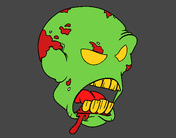 Cabeça de zombie