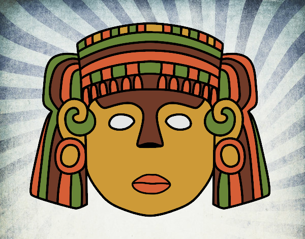 Desenho O máscara mexicana pintado por Craudia