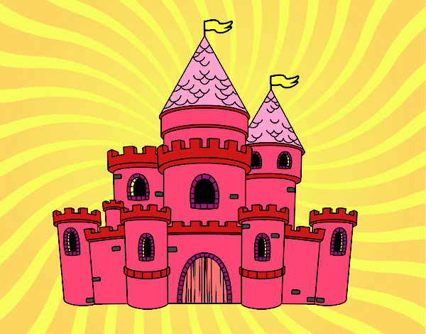 Desenho Princesas do castelo pintado por isalu