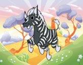Desenho Uma Zebra pintado por m28castro