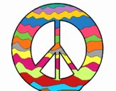 Desenho Símbolo da paz pintado por Craudia