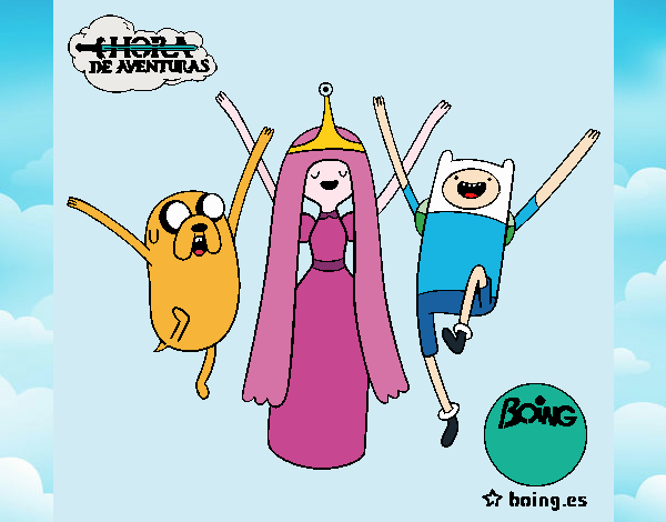 Jake, Princesa Bubblegum e Finn