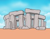 Desenho Stonehenge pintado por Craudia