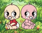 Bebês gêmeos