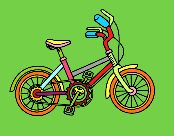 Desenho Bicicleta para as crianças pintado por Rafaperali