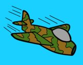 Desenho Avião da camuflagem pintado por Mastim