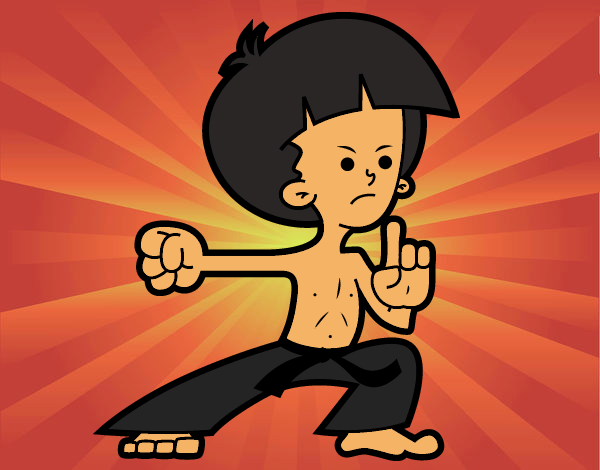 Lutador de kung-fu
