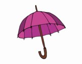 Desenho Um guarda-chuva pintado por erica5824