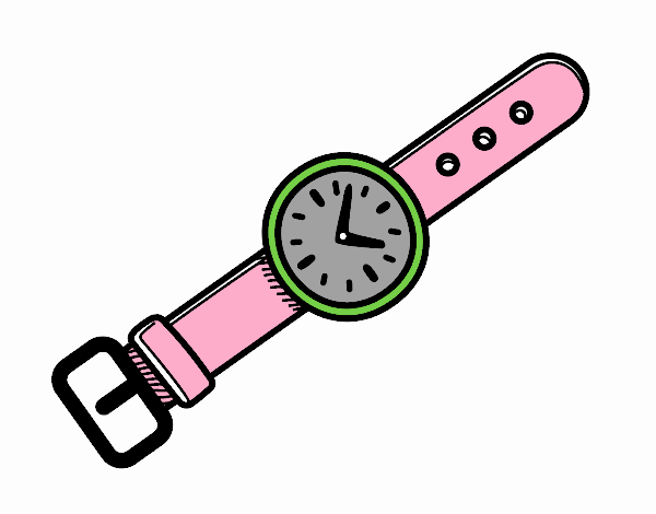 Um relógio de pulso