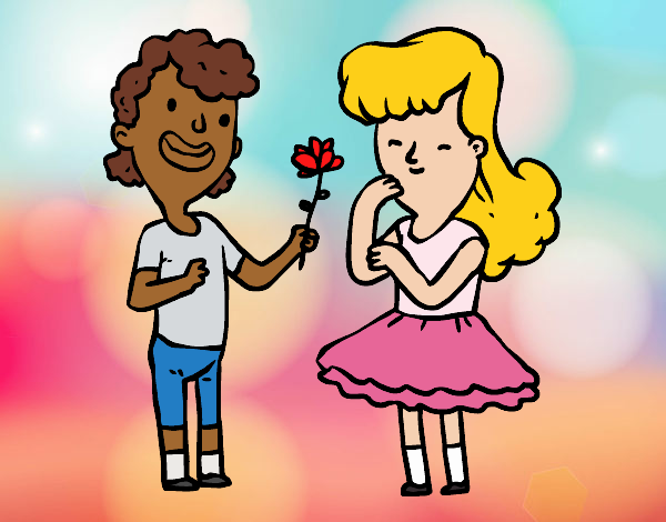 Desenho Um presente do Dia dos Namorados pintado por Craudia
