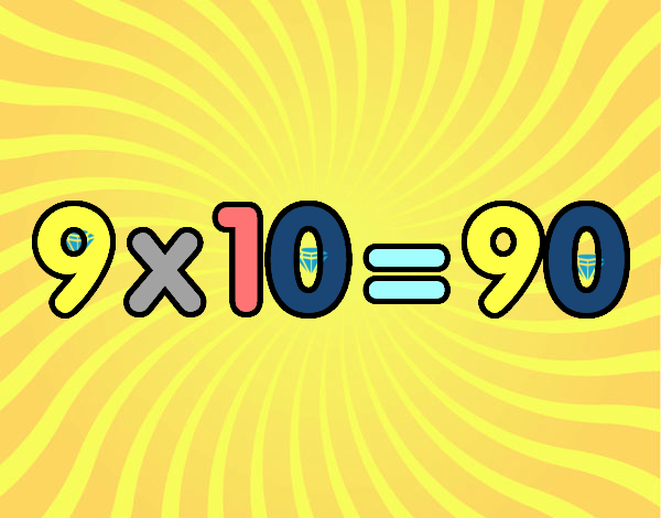 9x10=90
