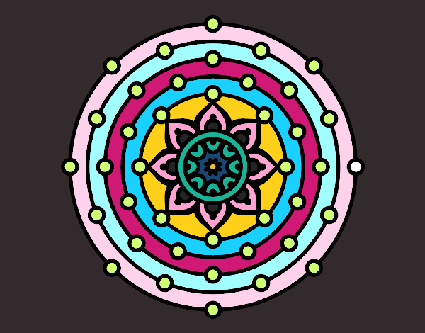 Desenho Mandala sistema solar pintado por mirele11