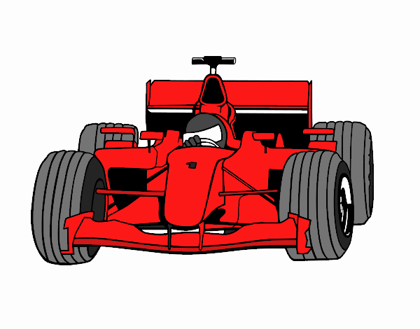 Desenho Carro de F1 pintado por darkcorvo