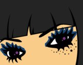 Desenho Emo olhos pintado por darkcorvo