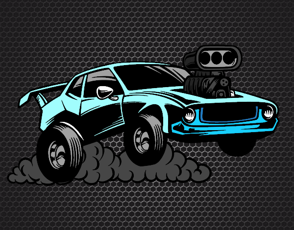 Desenho Esportes muscle car pintado por darkcorvo
