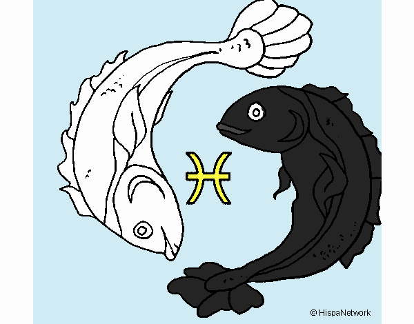 Desenho Pisces pintado por darkcorvo