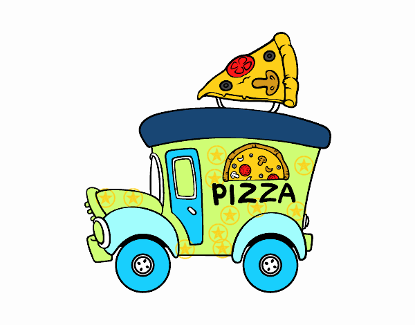 camionete de pizza