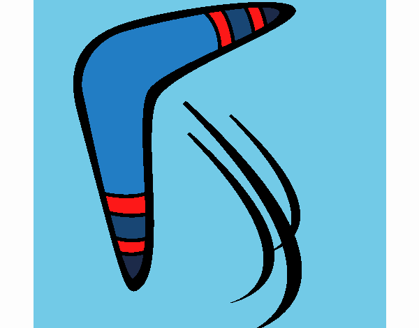 Desenho Bumerangue pintado por Craudia