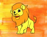 Desenho O rei da selva pintado por luanah 