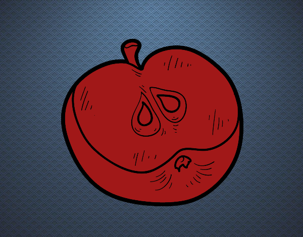 Metade de uma maçã
