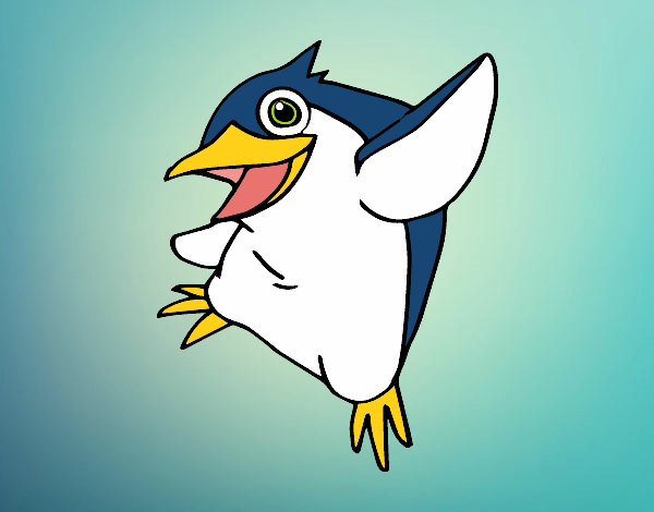 Desenho Pinguim-azul pintado por LadyMcm