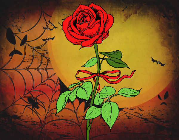 Desenho Uma rosa pintado por perfekt