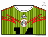 Desenho Camisa da copa do mundo de futebol 2014 do México pintado por revolt