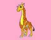 Desenho Girafa feminino pintado por TUTHU
