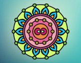 Desenho Mandala meditação pintado por liumoria