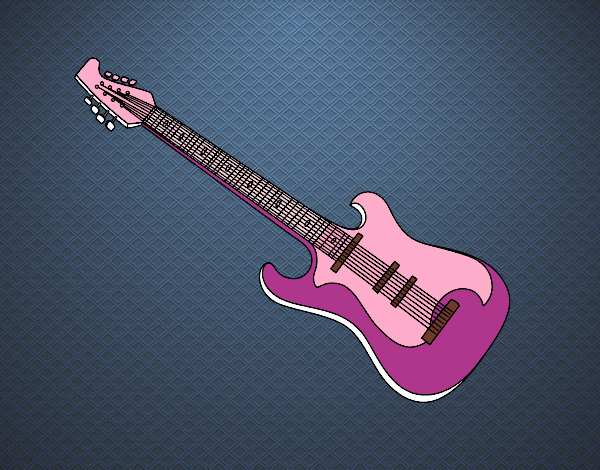 A guitarra rosa