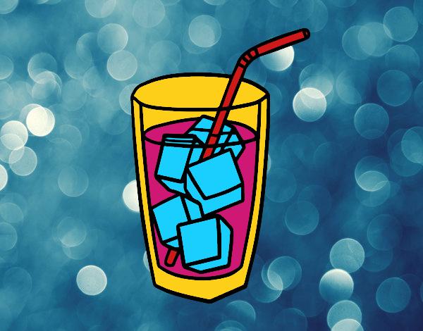 Desenho Un copo de refrigerante pintado por Nathyye