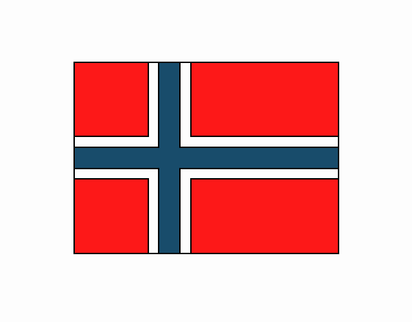 Desenho Noruega pintado por benytri