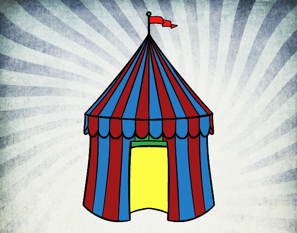 Desenho Tenda de circo pintado por Nanda12743