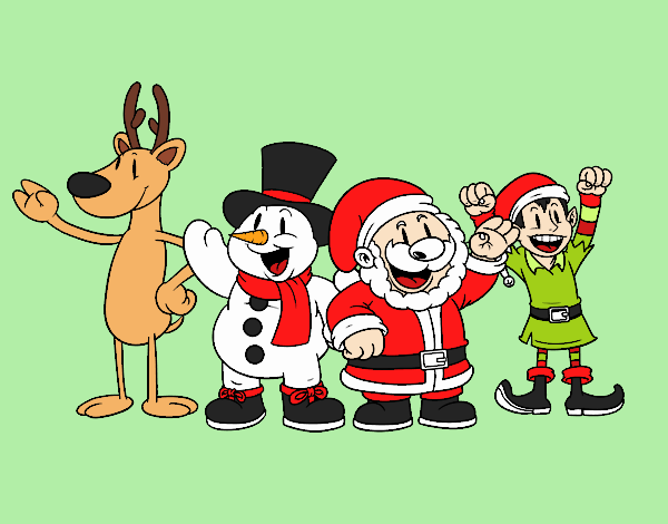 Papai Noel e seus amigos