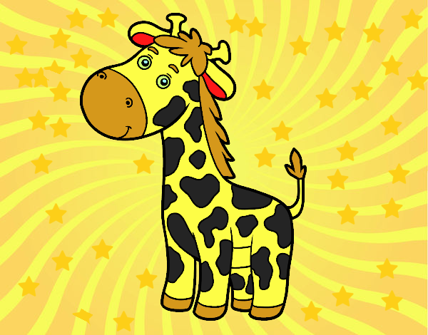 Desenho Uma girafa pintado por BIELLA