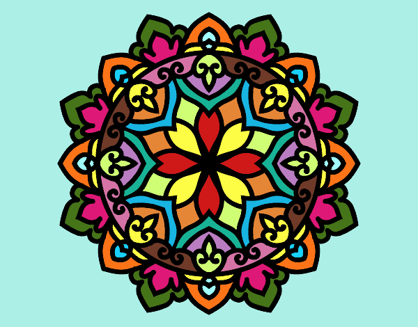 Desenho Mandala celta pintado por Ritagomes1
