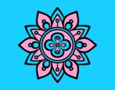 Desenho Mandala flor de lótus pintado por mteresa