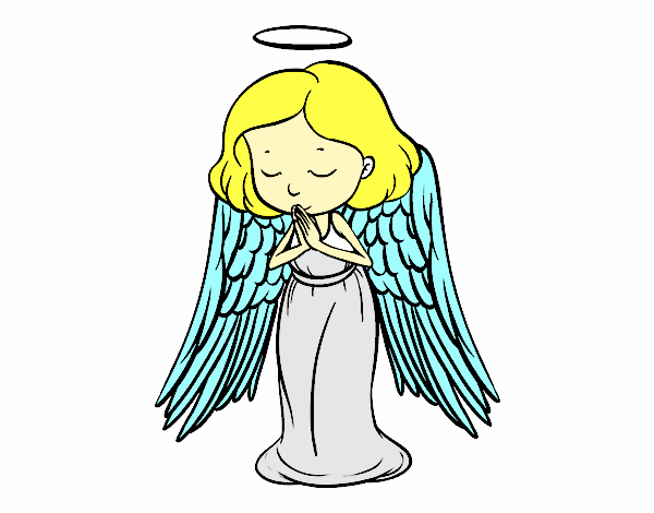 Um anjo a orar
