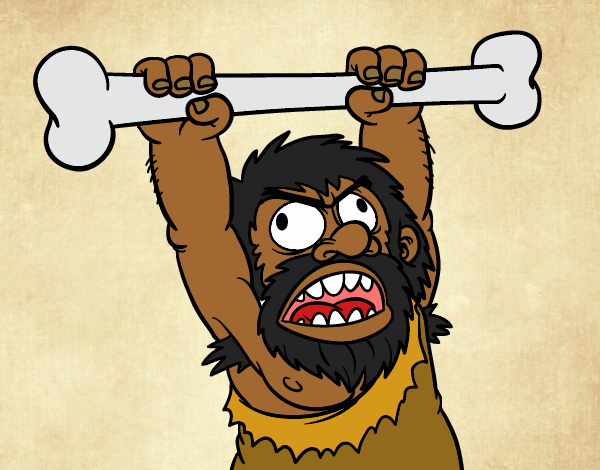 Desenho Homo sapiens aborrecido pintado por ThaySilvaa