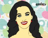 Desenho Katy Perry primeiro plano pintado por Keithy 