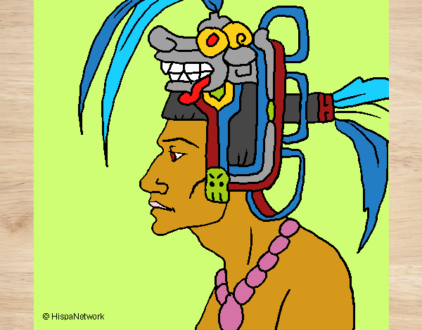 Desenho Chefe da tribo pintado por mcastrode